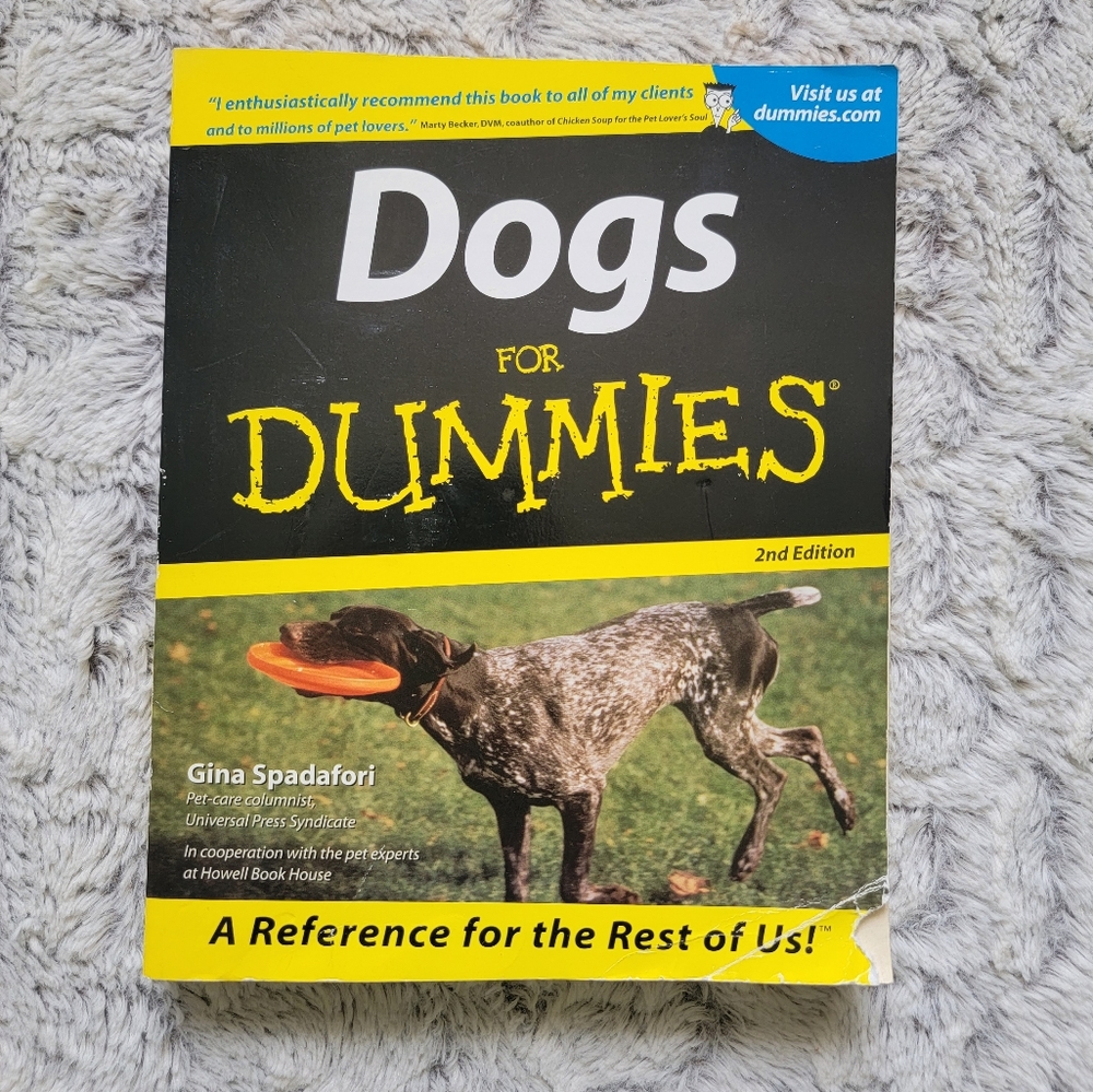 Dogs for Dummies Book by Gina Spadafori | 2nd Edition